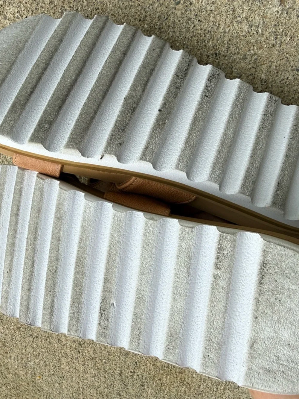 Reef Double-Strap Slide Sandals in Tan Brown - Picture 6 of 8